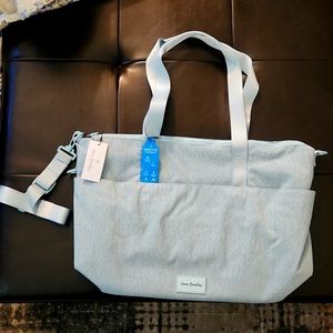 Vera Bradley ReActive Tote in Navy Mint Heather NWY